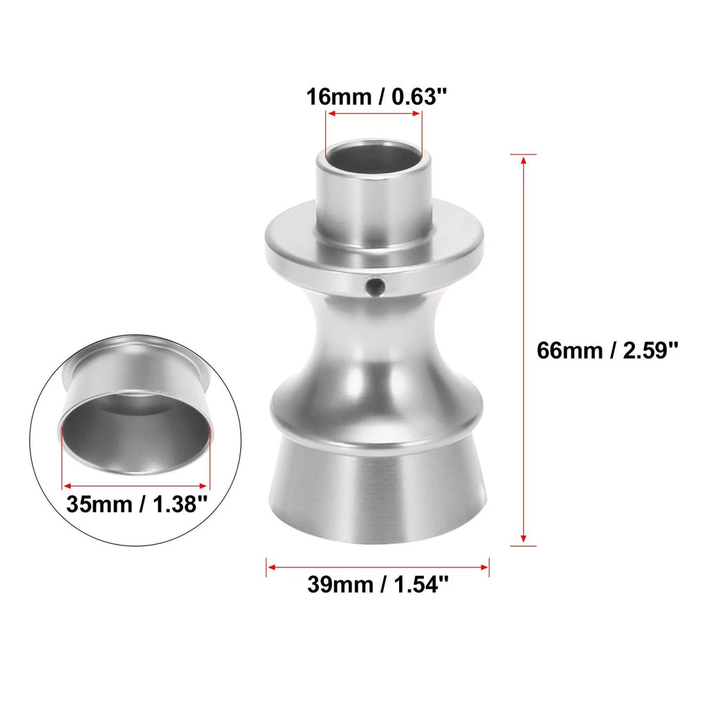 Shift Knob Reverse Lock Out Lifter Silver Tone for Subaru BRZ, Toyota (2013–2021)