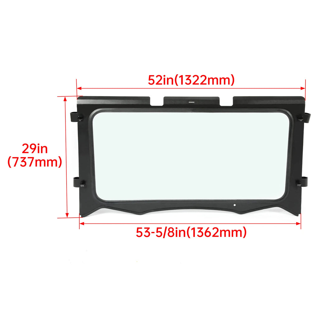 Full Clear Glass Windshield for Kawasaki KRF800 Teryx/Teryx4 (2016–2022)