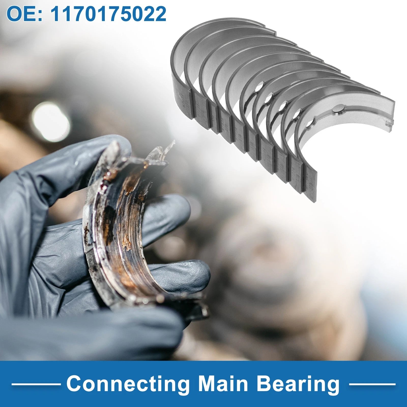 Main Bearing Set No.1170175022 for Toyota Estima (1990–1995)