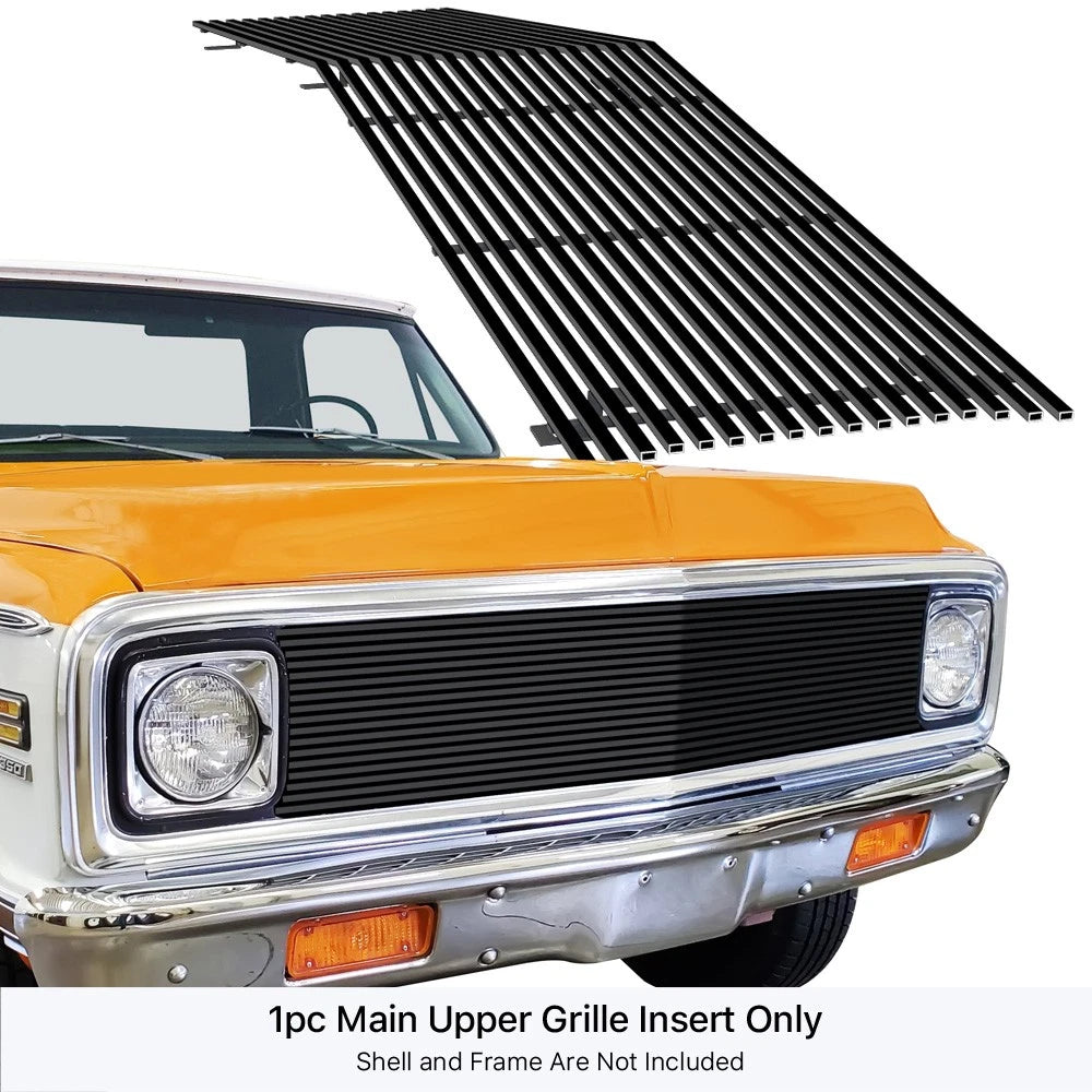 Stainless Black Billet Grille for Chevy Blazer C/K Pickup (1969-1972)
