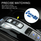 Gear Shift Panel Button Handbrake Parking Brake Sticker for Hyundai Tucson (2015-2023)