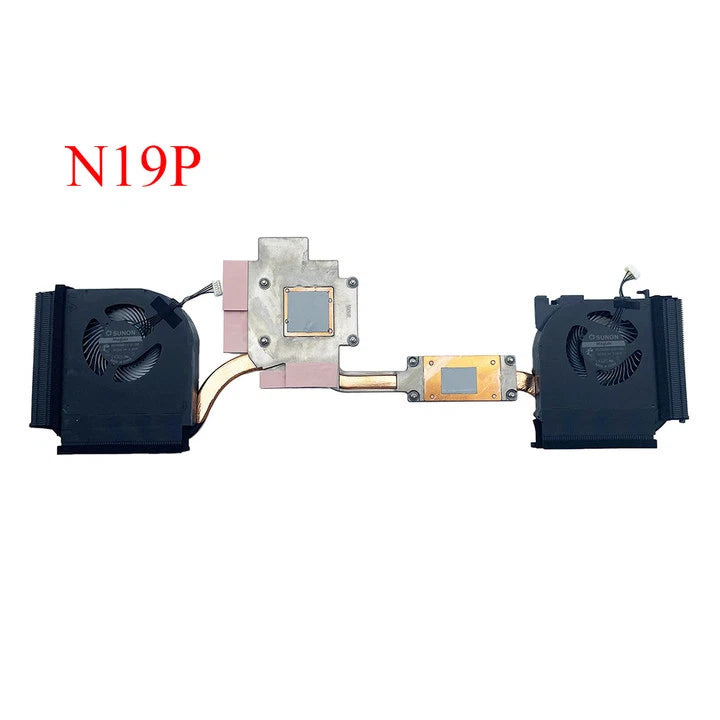 CPU Cooling Fan and Heatsink for Lenovo Thinkpad P52 P53 (2017–2020) 02DM016 02DM017