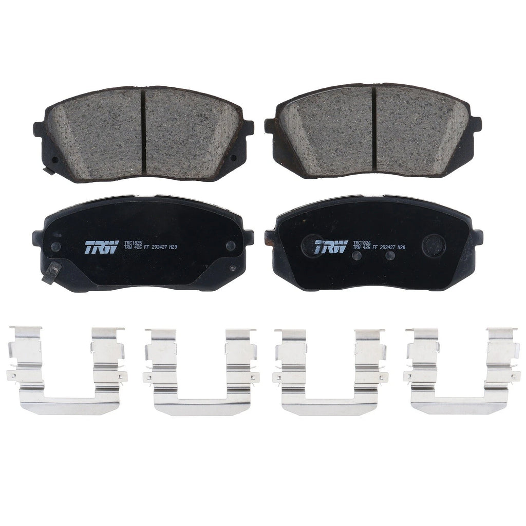 Front Brake Kit 280mm Drilled Disc Rotors & TRW Pro Ceramic Pads for Kona Seltos (2018–2023)