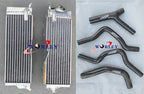 Aluminum Radiator + RED Hose for HONDA CR500 CR500R (1985-1988)