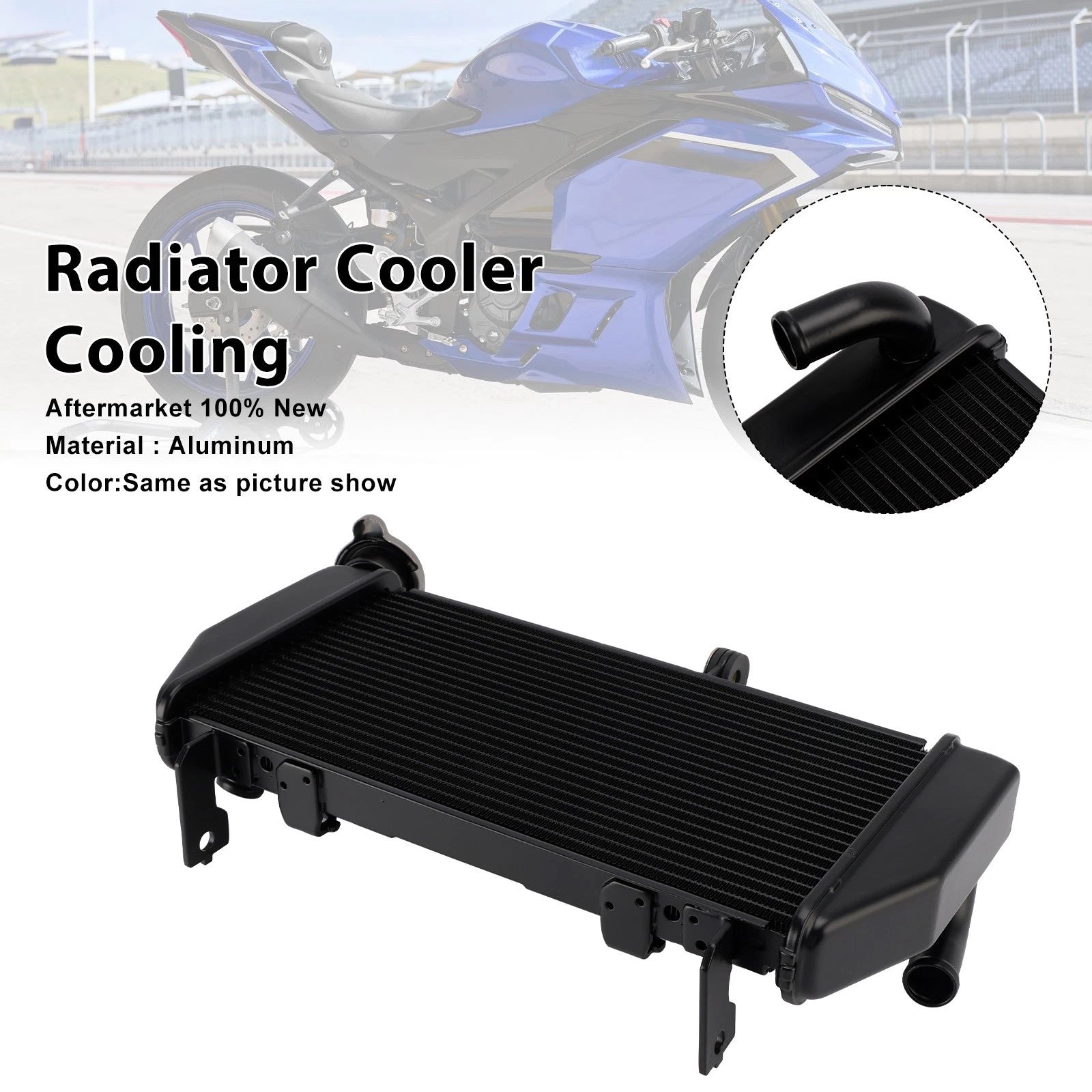 Radiator Cooling Engine Cooler for Yamaha YZF-R3 MT-03 (2015–2025)