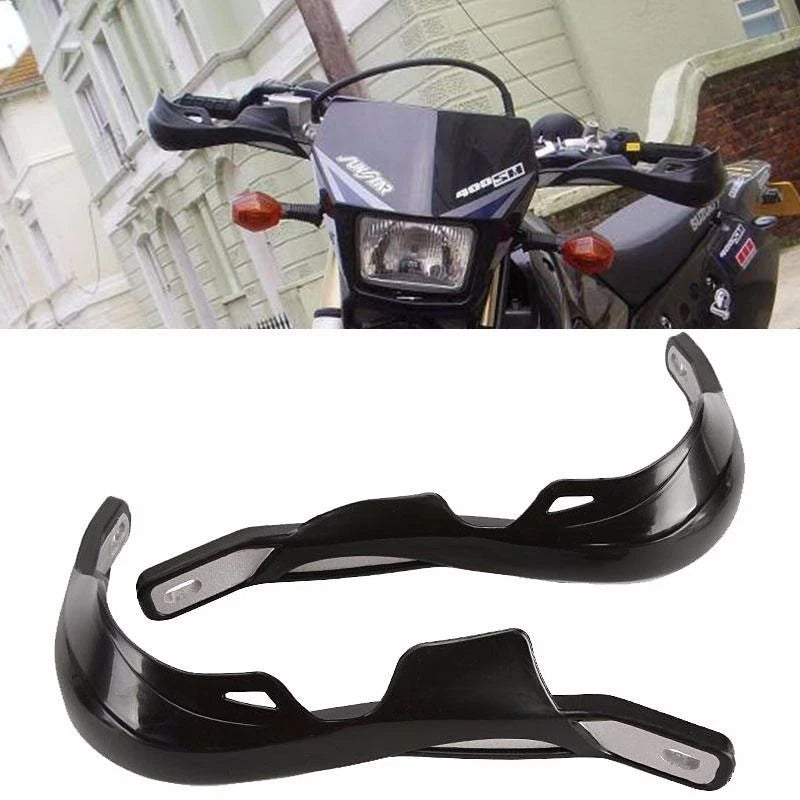 Hand Guards for Motorcycle Dirt Bike MX (22mm 28mm) - Alloy Black