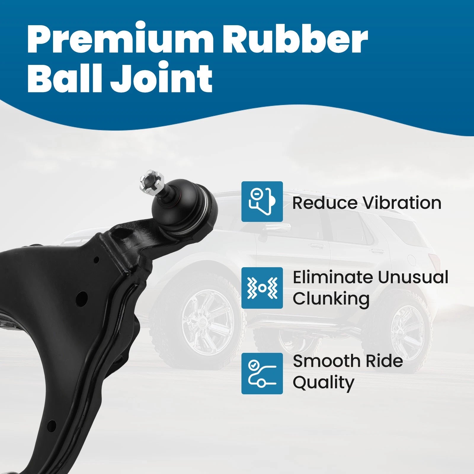Set of 10 Front Lower Control Arms & Sway Bar End Links for GX470 2003–2009