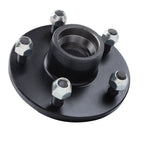 2 Pack Trailer Hub Kit for 5 on 5" Wheels (Fits 11" Square Spindle)