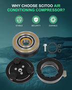 A/C Compressor Clutch Kit Pulley for Ford Lincoln Mercury (1994–2002)
