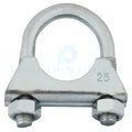 1" U-Bolt Uclamp Muffler Saddle Exhaust Pipe Clamp for Universal Fit