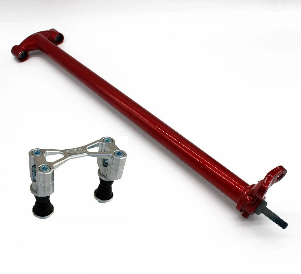 LSR Steering Stem for Kawasaki KFX450 (2008–2010) +1 Red 7/8" Clamp