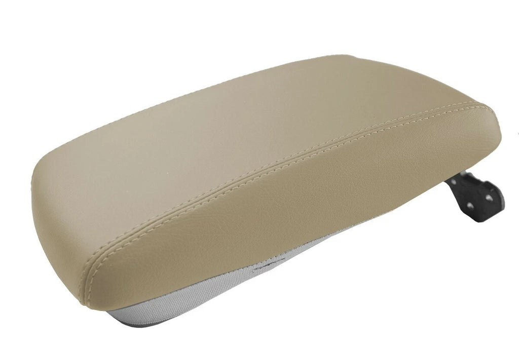 Leather Console Lid Pull Over Cover for Hyundai Genesis (2009–2014) Beige