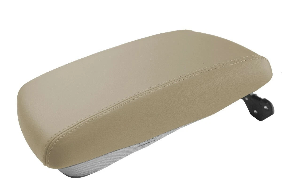 Leather Console Lid Pull Over Cover for Hyundai Genesis (2009–2014) Beige