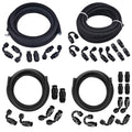 PTFE Fuel Line Hose Kit for 6/8/10AN Black Nylon (E85) for US (2010–2016)