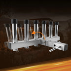 6 Pole Fishing Rod Holder for 2" Hitch Receiver