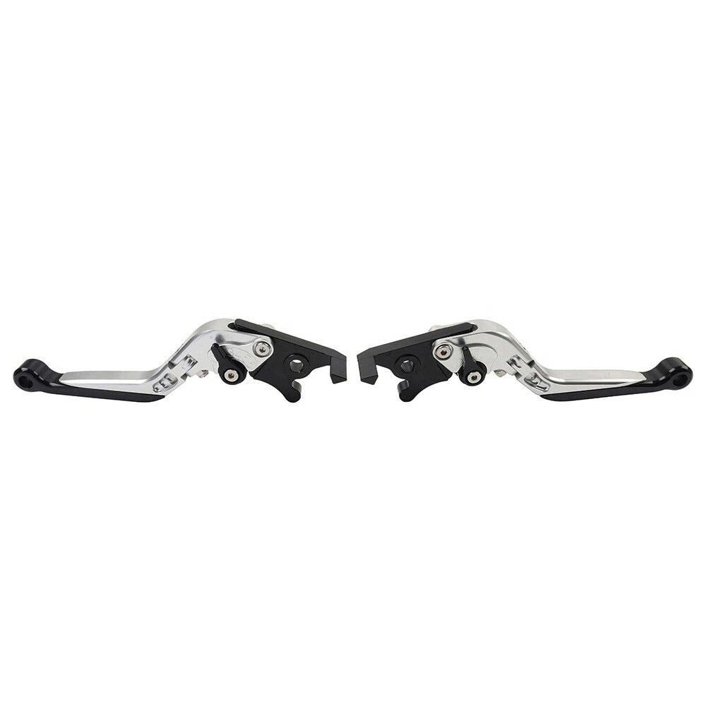 CNC Extendable Brake Clutch Levers for BMW C650GT (2011–2017), C600 Sport (2011–2016) Silver
