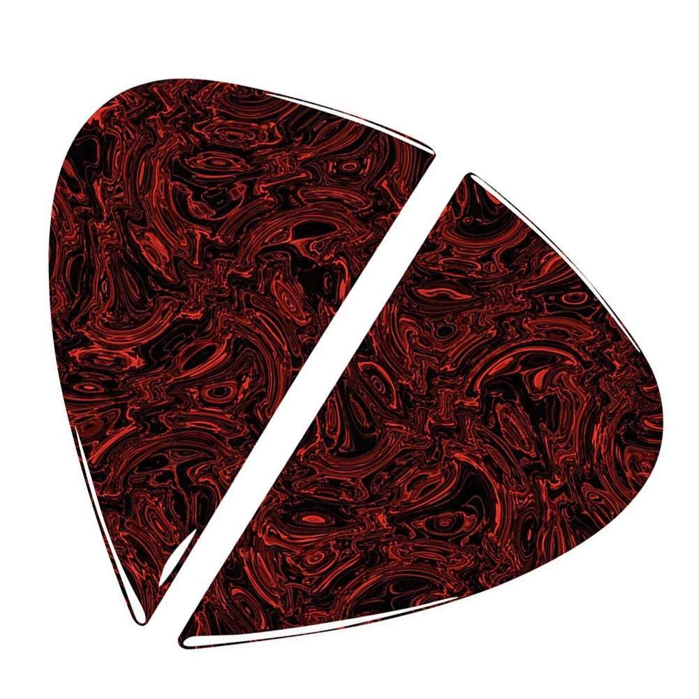 Fire Red Dashboard Side Panel Covers for Benz C Class W205 (2015-2021)