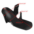 Front Fender Mudguard for Honda CB650R CBR650R CBR500R (2019–2024) Gloss Black