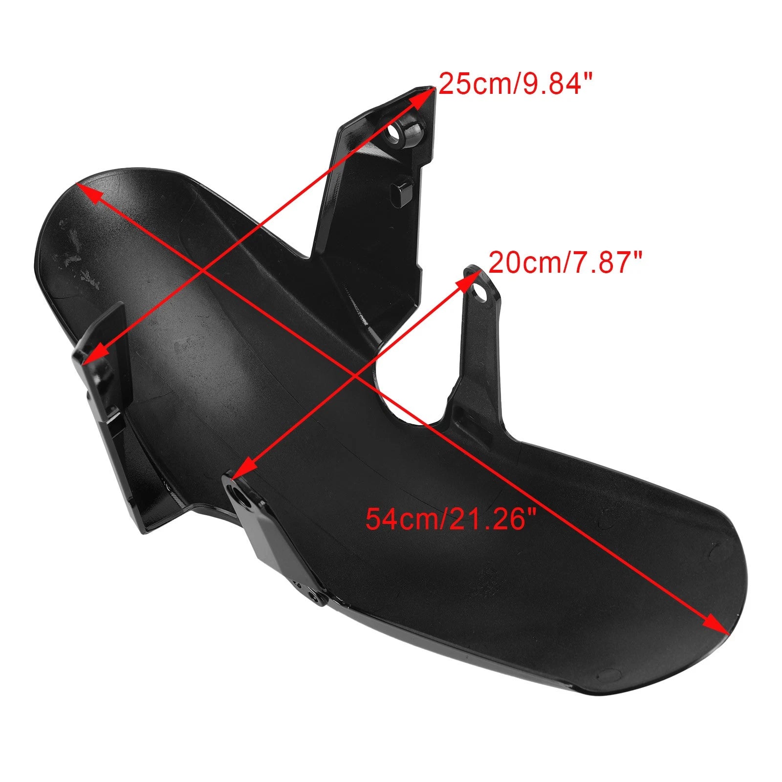 Front Fender Mudguard for Honda CB650R CBR650R CBR500R (2019–2024) Gloss Black