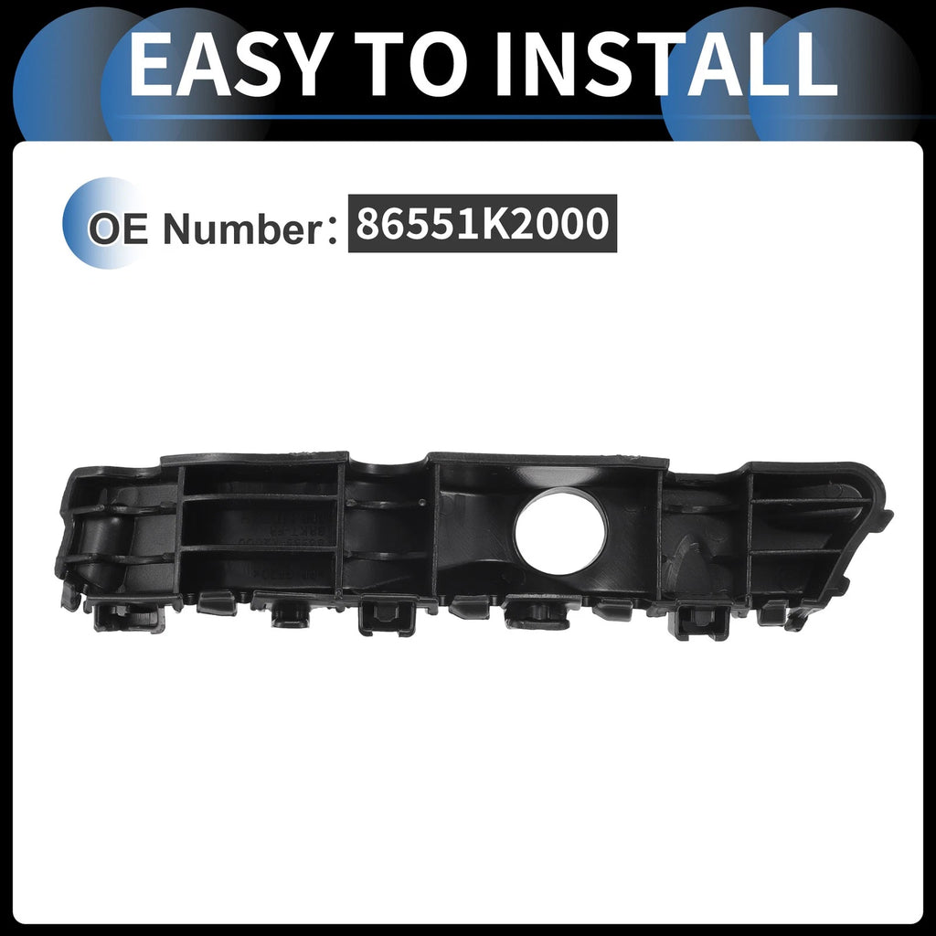 1pc Left Front Bumper Retainer Bracket No. 86551K2000 for Hyundai Venue (2020–2023)