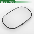 Left Side Convex Mirror Glass for Ford Ka (1996–2008) W/ Back