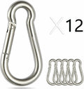 Stainless Steel Spring Snap Hook Carabiner for Universal Use 