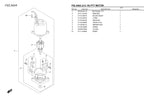Trim Motor 12V for Suzuki DF70 DF85 DF90 (2003–2004) 38100-87L10 38100-87L00