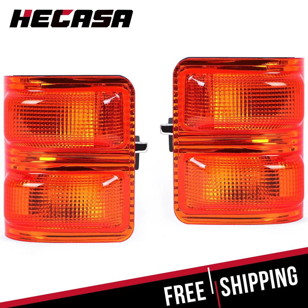 Amber Lens Side Mirror Turn Signal Lights for Ford F-250 F-350 (2008–2016)