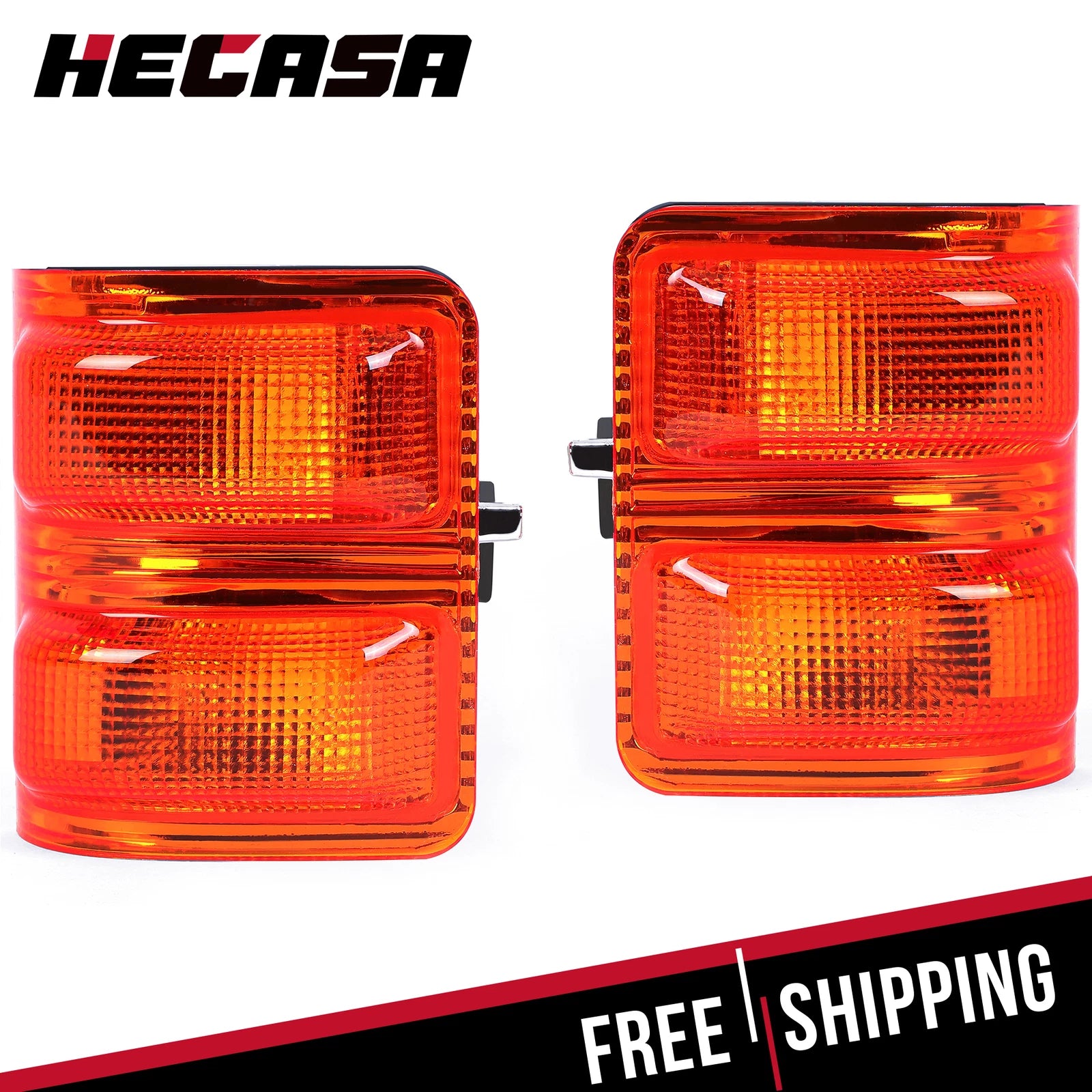 Amber Lens Side Mirror Turn Signal Lights for Ford F-250 F-350 (2008–2016)