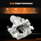 Rear Left Brake Caliper with Bracket for Ford Escape, Mazda 3 (2013-2016)