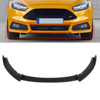 Matte Black Front Bumper Lip Spoiler for Ford Focus ST (2013–2014)
