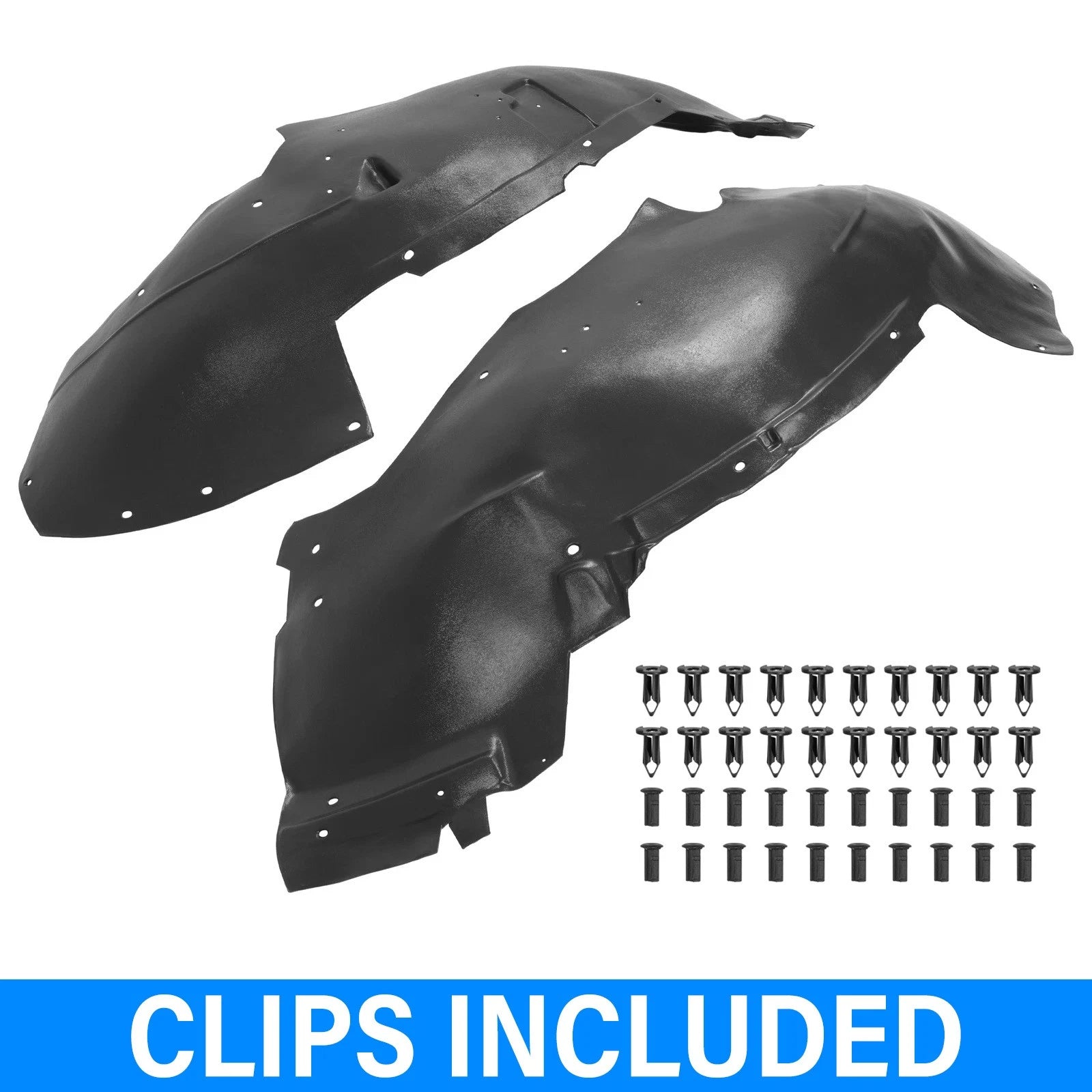 Front Fender Liner Set w/ Clips for Chevrolet GMC Cadillac (1999–2007) GM1246110