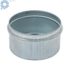 8 Lug Galvanized Boat Trailer Hub Kit with Fully Greased Bearings (7000 lb)
