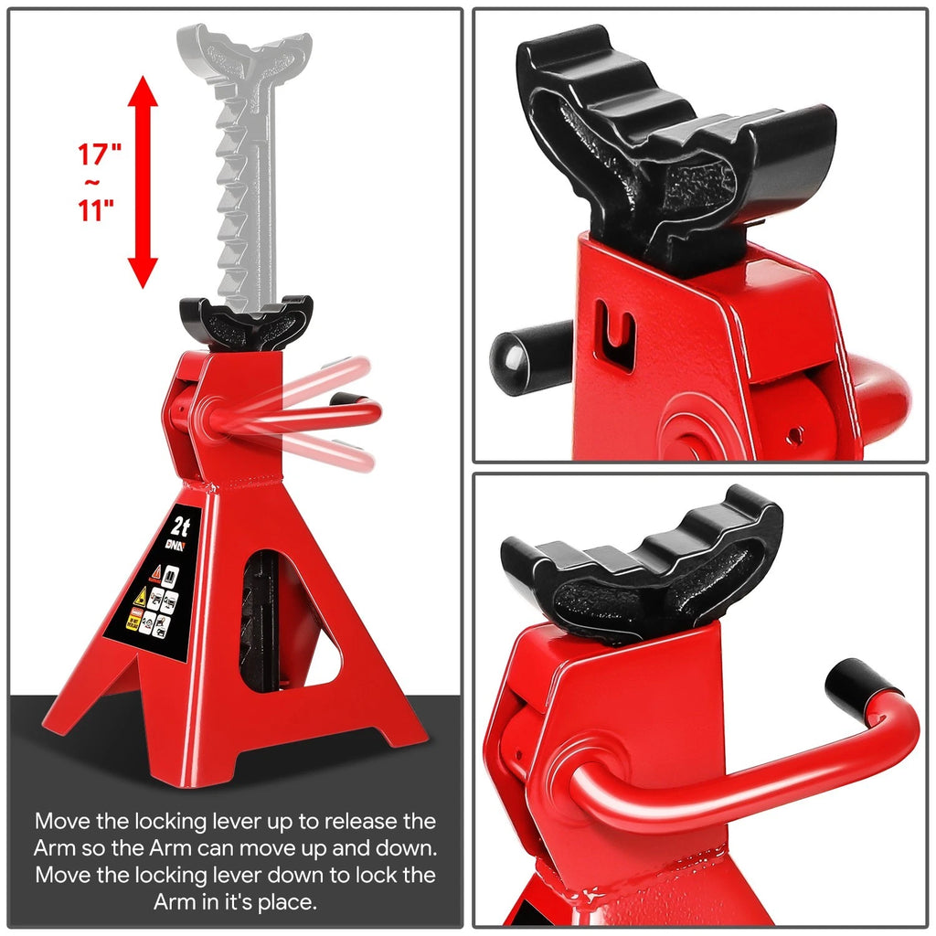 Set of 2 Hydraulic Floor Jacks for 11-17 Models (4000lbs Capacity)