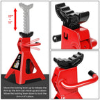 Set of 2 Hydraulic Floor Jacks for 11-17 Models (4000lbs Capacity)