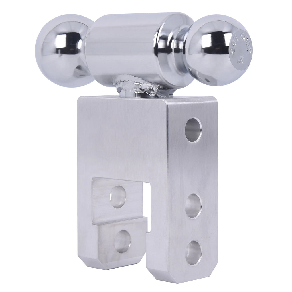 Adjustable Trailer Hitch Ball Mount for Truck (w/ Anti-Theft Lock)