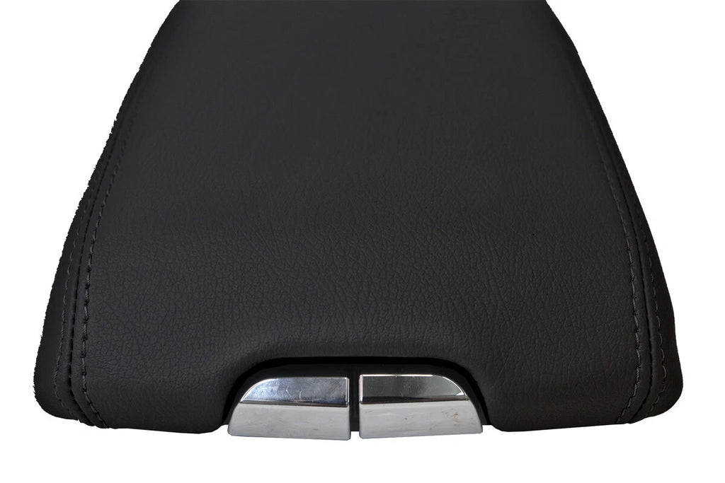 Leather Center Console Lid Armrest Cover for Cadillac SRX (2010–2016) Black