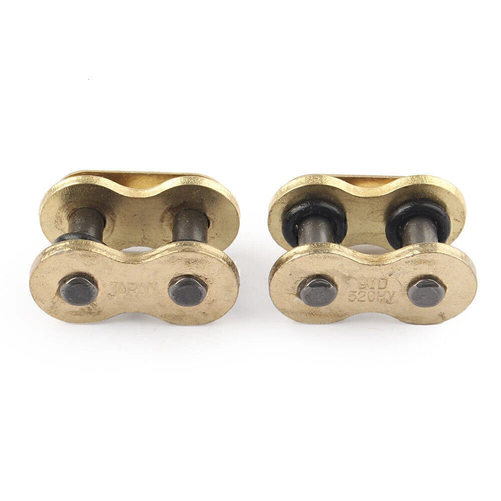 2X Motorcycle 520H Chain Master Links for Honda Kawasaki Yamaha