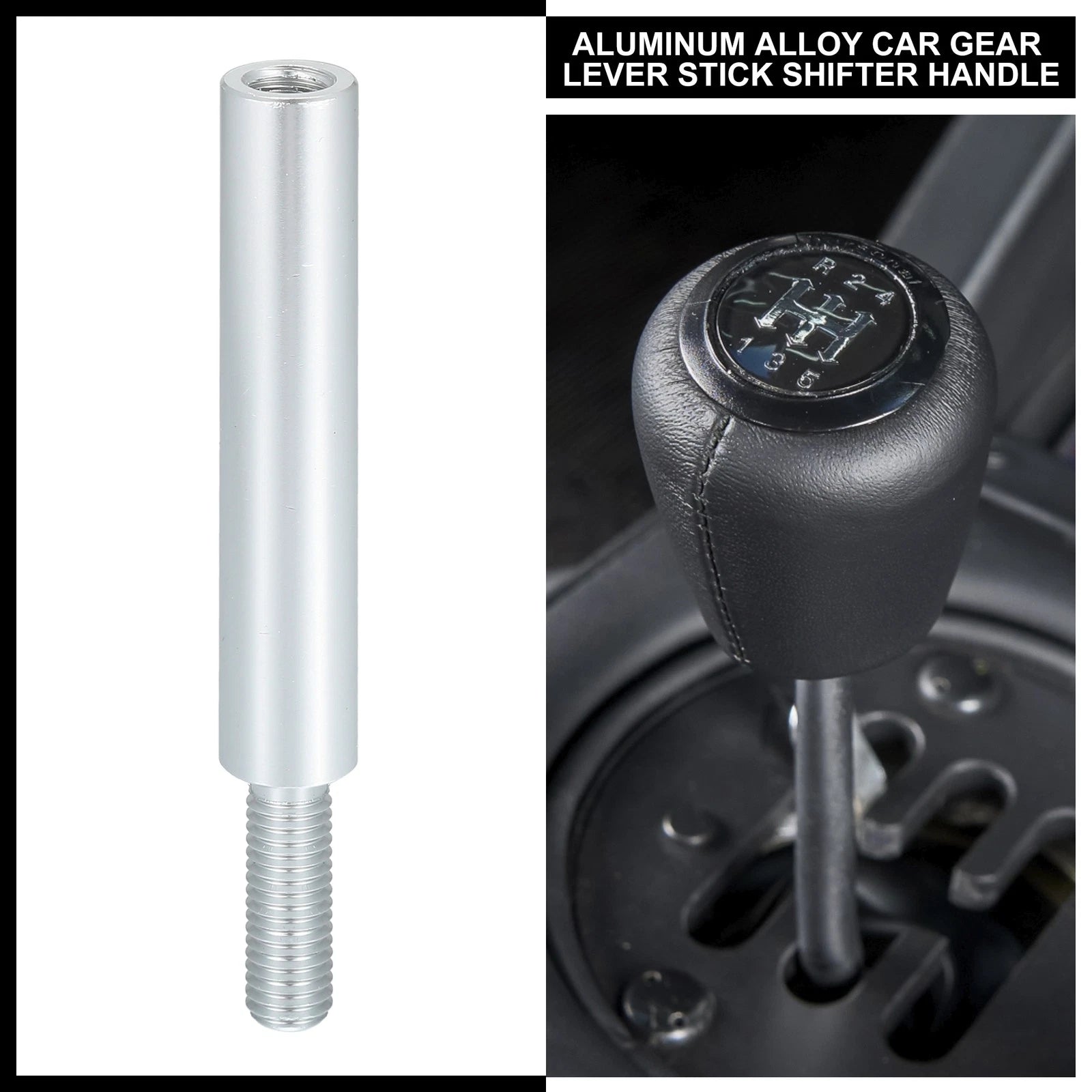 3" Shift Knob Aluminum Alloy M10x1.25 for Nissan Mazda 
