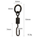 Set of 10 Spinner Swivels for Carp Fishing - Quick Change Alloy Copper