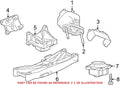 Genuine OEM Engine Mount for Chrysler 300 Dodge Challenger Charger (2005–2023)