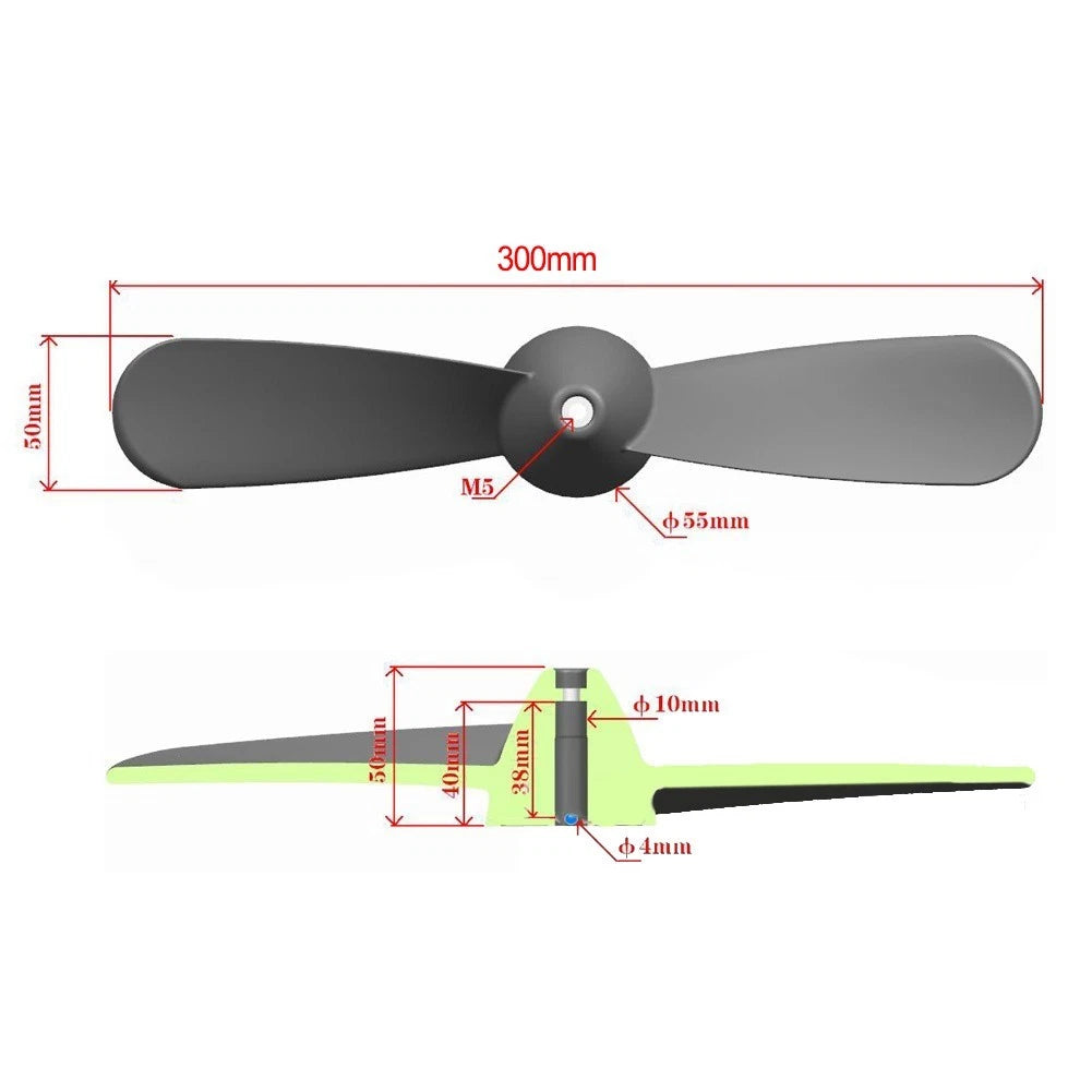 Boat Propeller Driveshaft for Vibration Reduction (Fit)