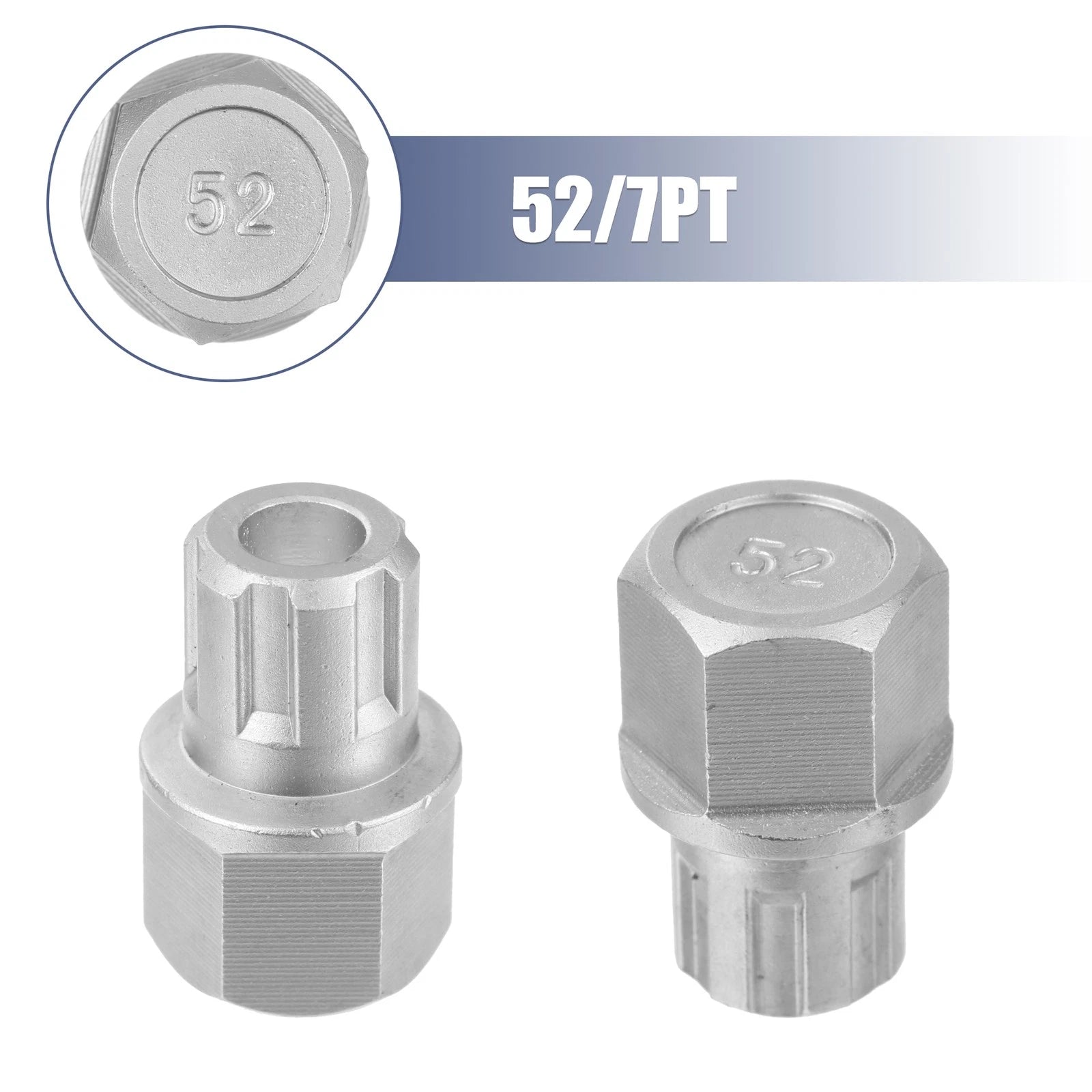 Anti Theft Wheel Lock Key Lug Nut Screw Removal Key for VW Audi (52/7PT)