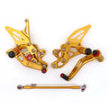 Racing Rearsets Footrest Set for Suzuki GSXR 600/750 (2011–2019)