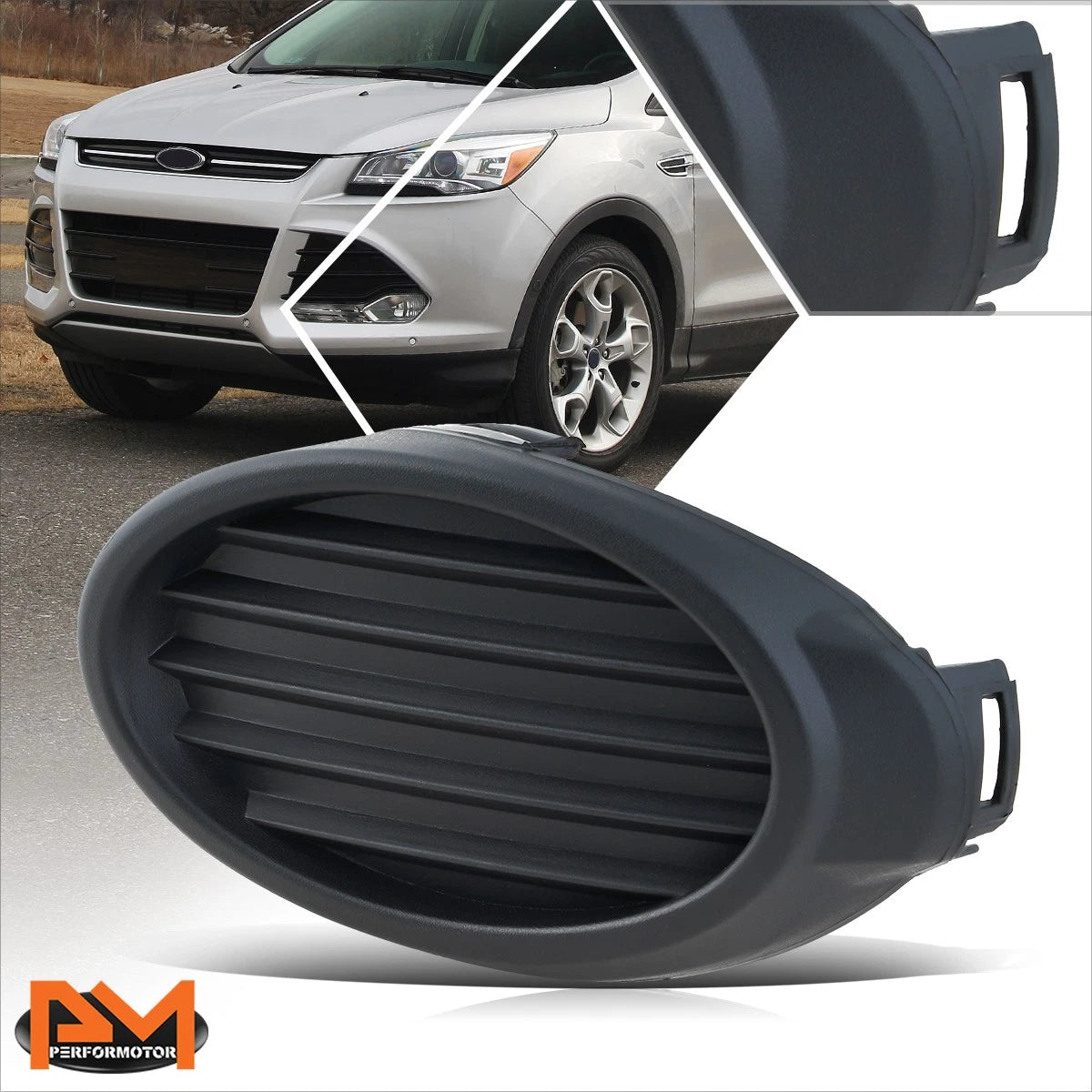 Fog Light Cover for Ford Focus (2012–2014) - Left Side, Black