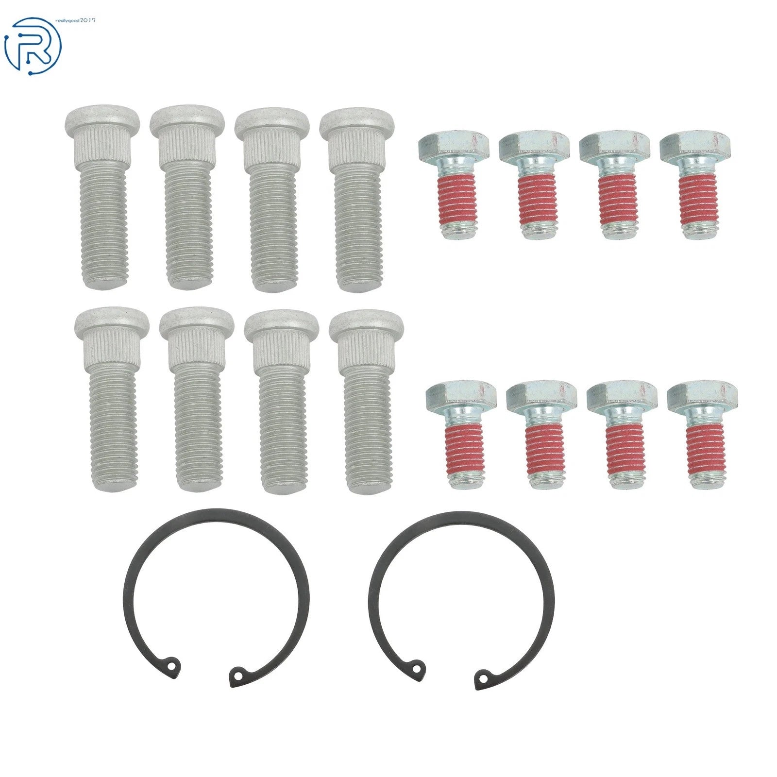 Rear Brake Rotor Bearing Stud Kits for Polaris Ranger 570/900 XP/Crew (2015–2016)