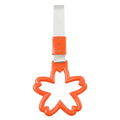 Orange Cherry Blossom Ring Handle Strap for Train Bus Charm Tools