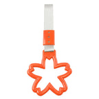 Orange Cherry Blossom Ring Handle Strap for Train Bus Charm Tools