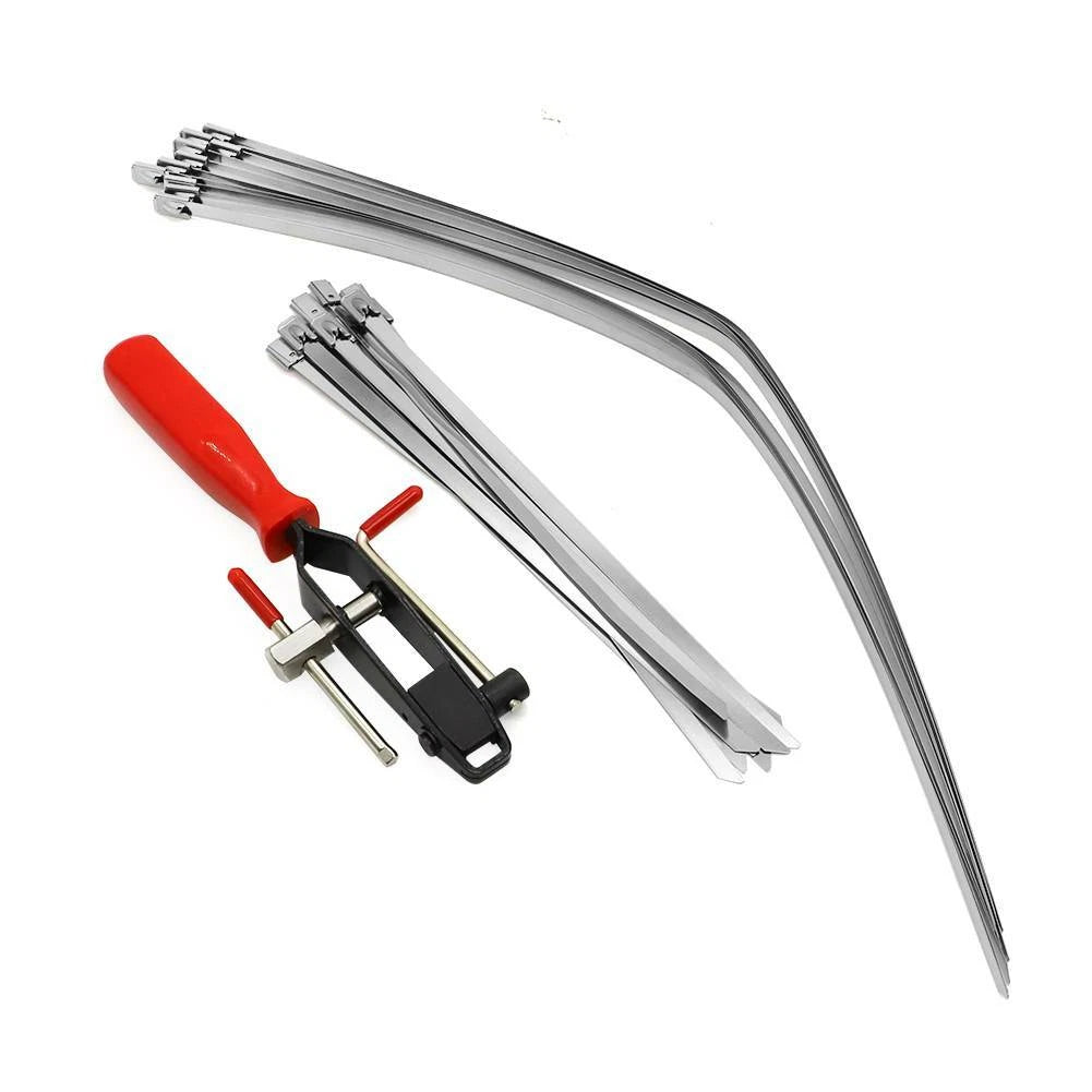 CV Joint Banding Boot Axle Clamp Tool Set with 20 Band Buckle Clamps
