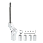 Gear Shift Knob Extender for Honda EG EK (1992–2000) M10X1.5 Silver Tone